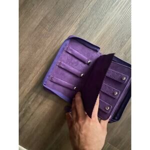 Purple Jewelry Travel Bag
